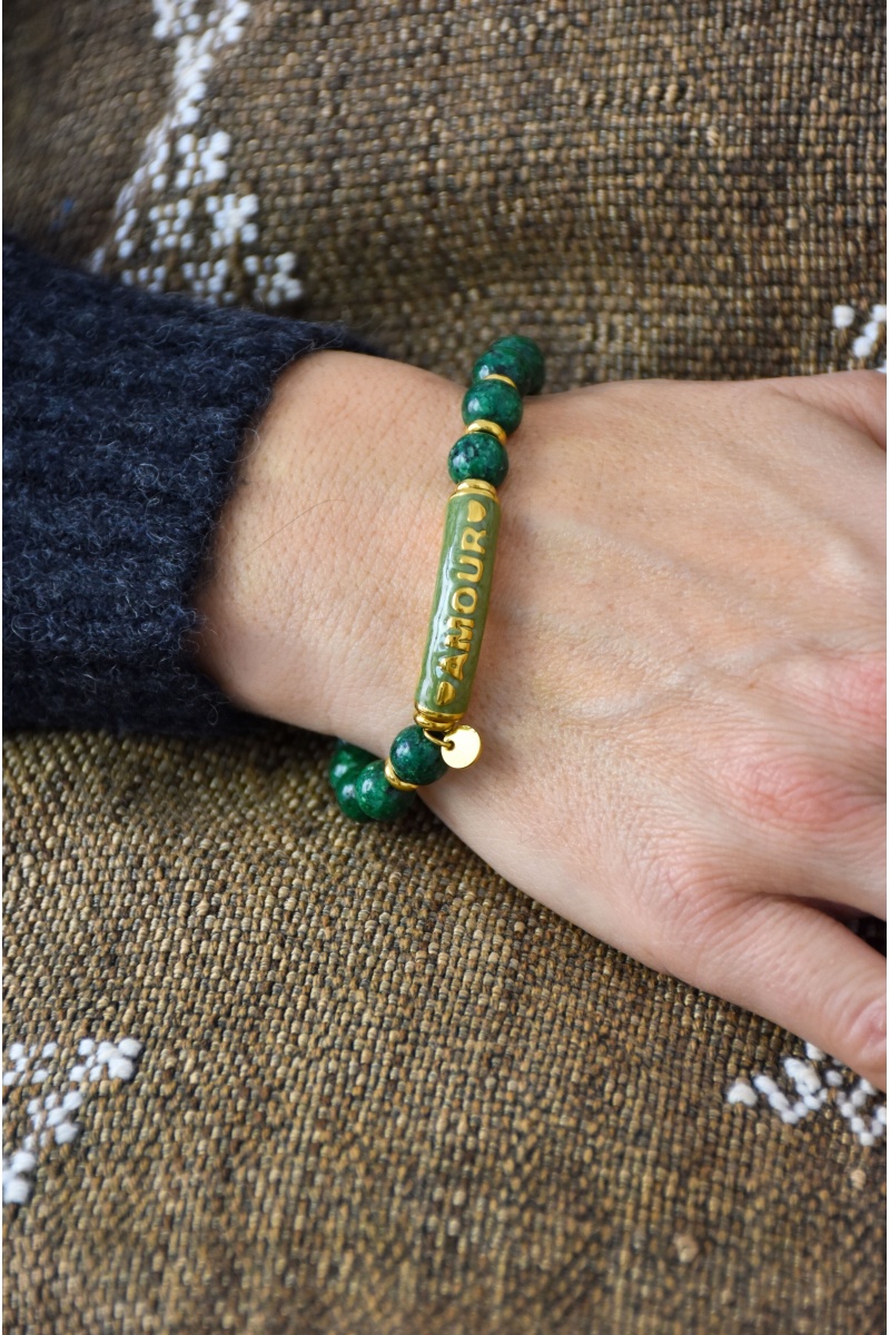 Bracelet Amour Vert JENNY