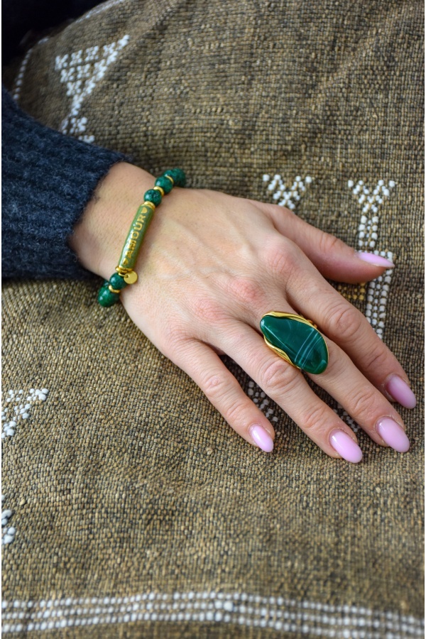 Pulsera de amor verde JENNY Noho - 1 | REBAJAS 2