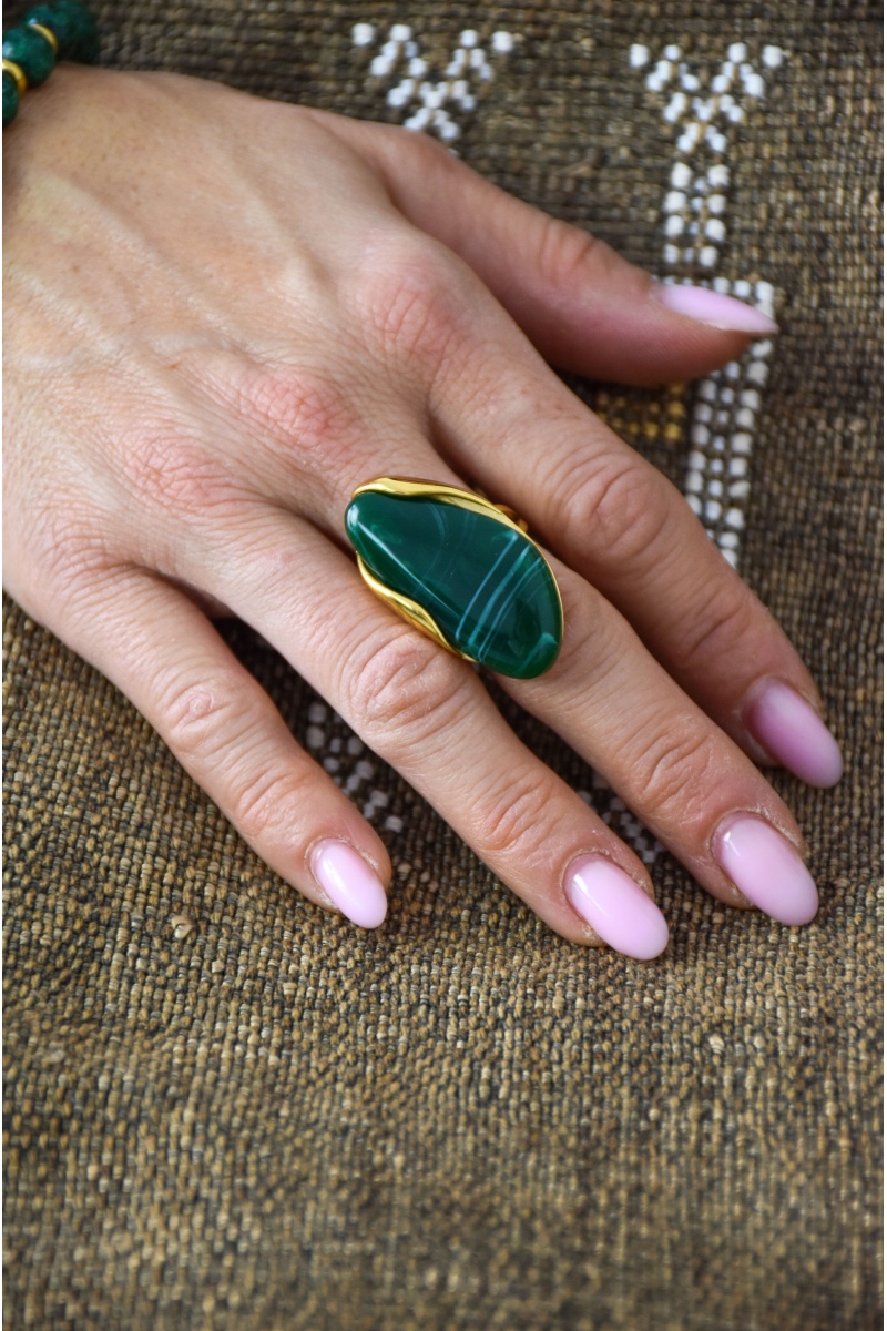 Bague Pierre Verte MARIANA 2