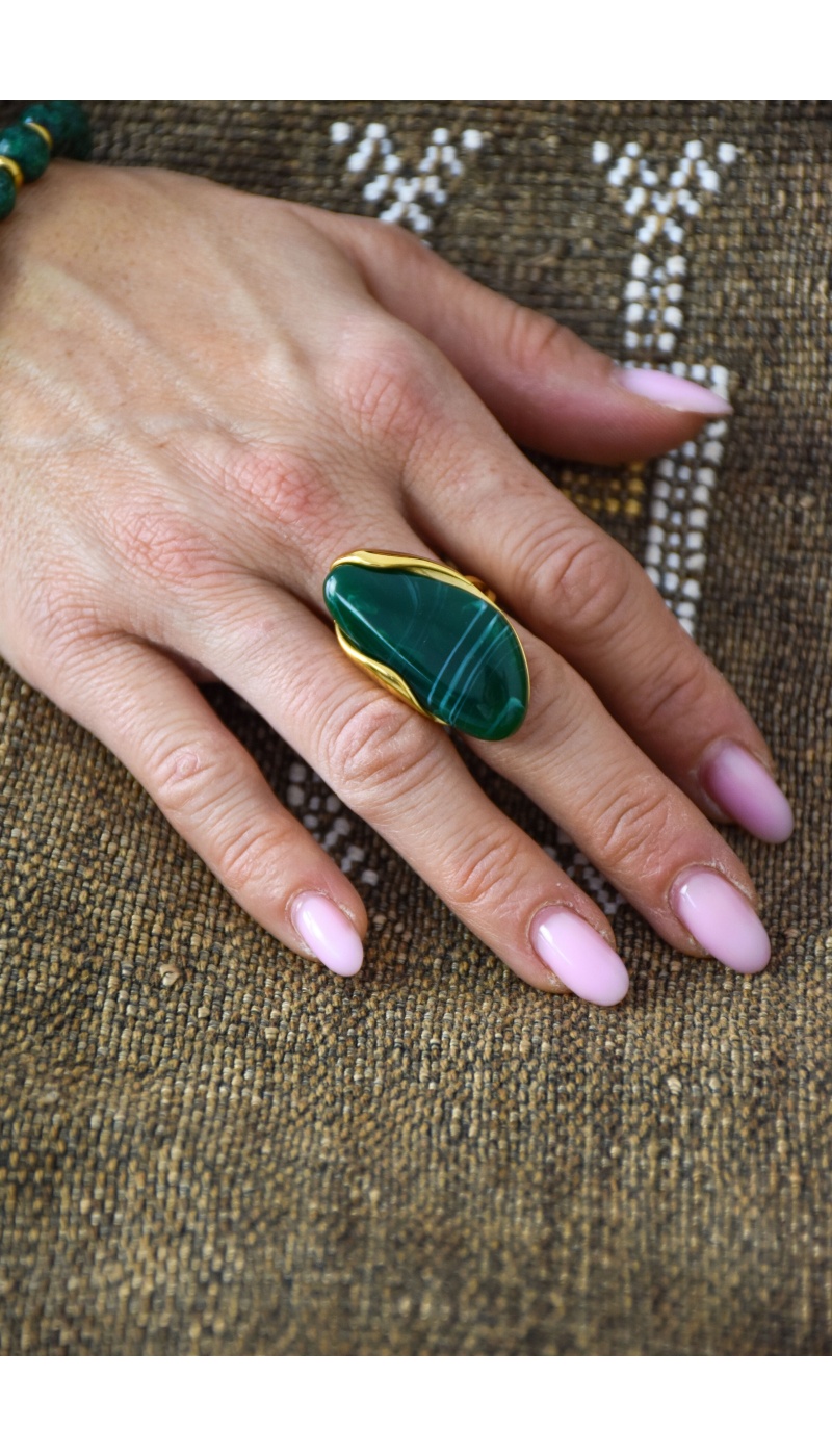 Bague Pierre Verte MARIANA
