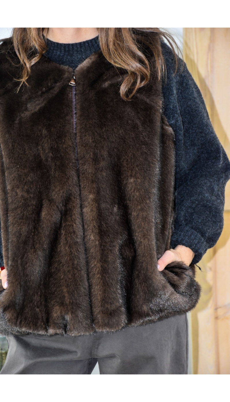 KESSLY SANSMA CHOCO VESTES FEMME