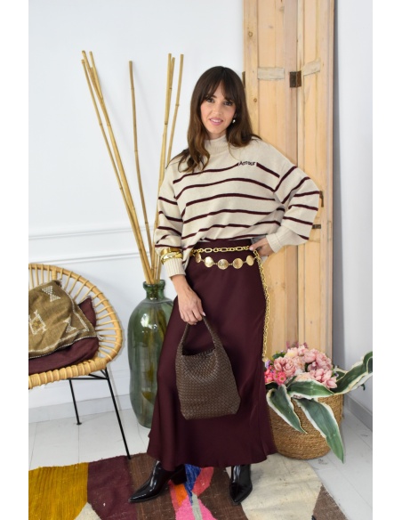 IVIVI SATIN BORDEA JUPES FEMME