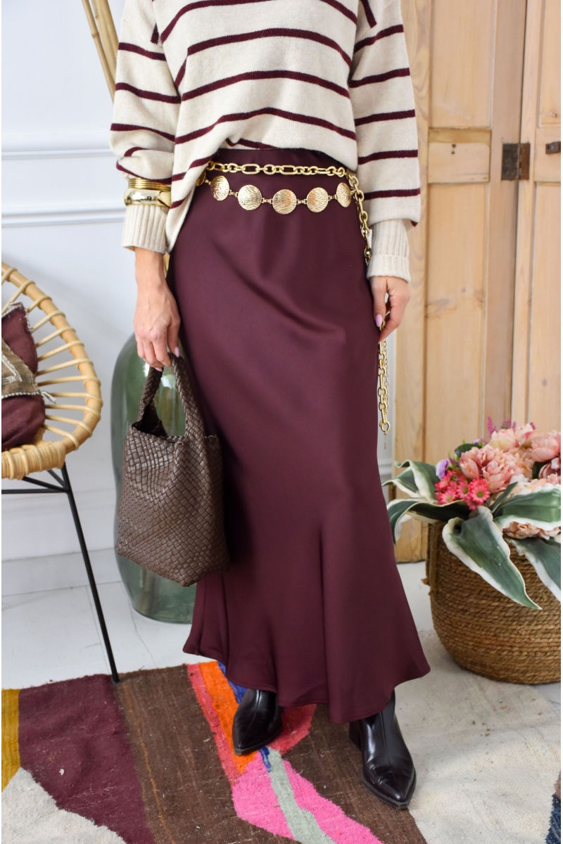 IVIVI SATIN BORDEA JUPES FEMME