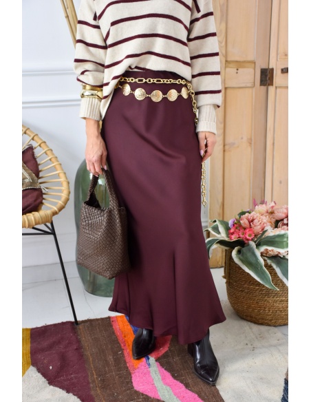 IVIVI SATIN BORDEA JUPES FEMME