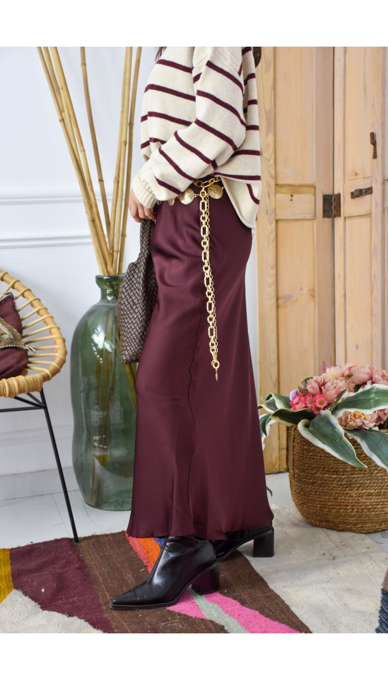 IVIVI SATIN BORDEA JUPES FEMME