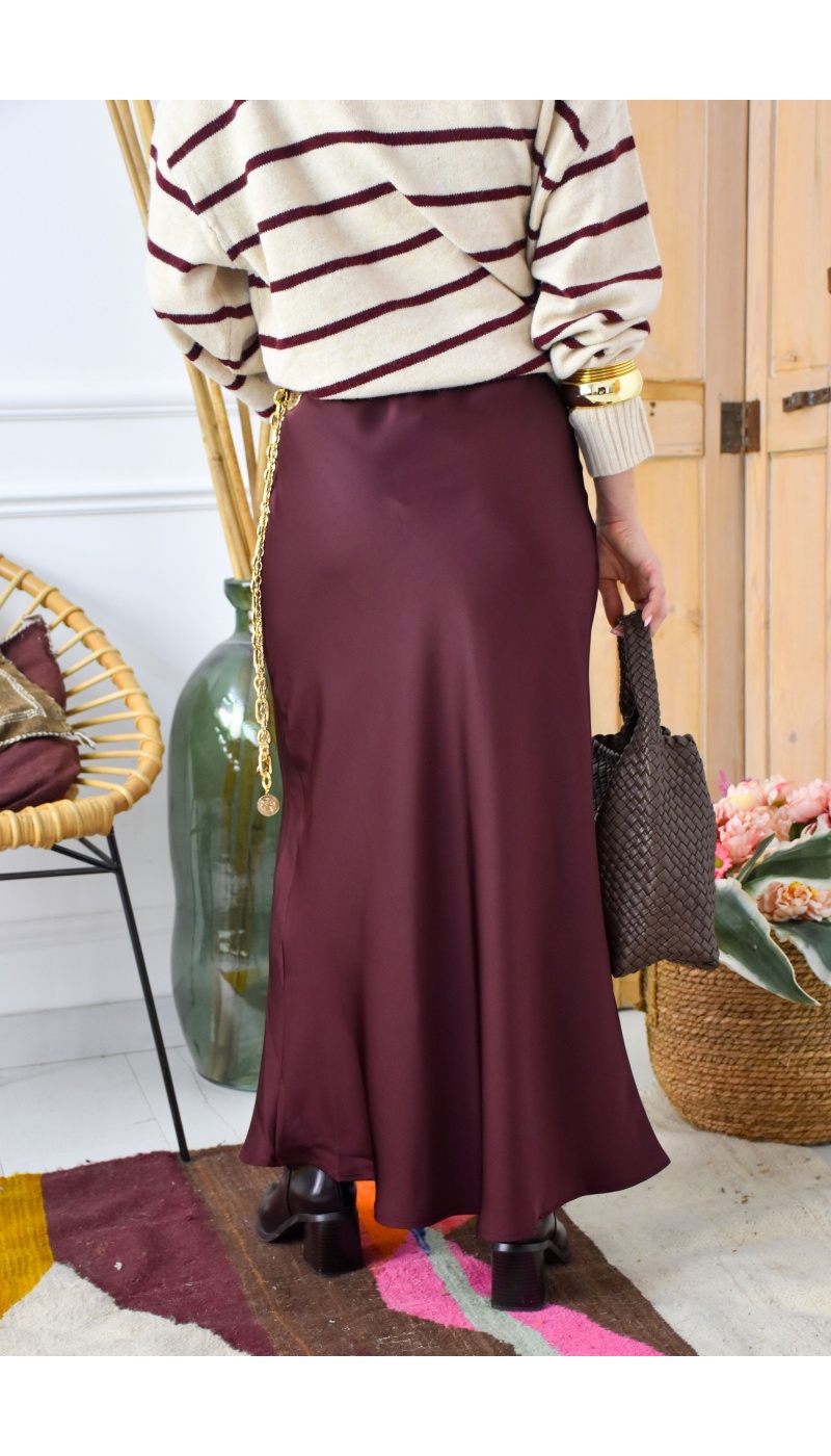 IVIVI SATIN BORDEA JUPES FEMME