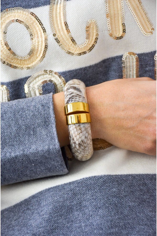 ALICIA Noho Python Gold Cuff - 1 | VENDA