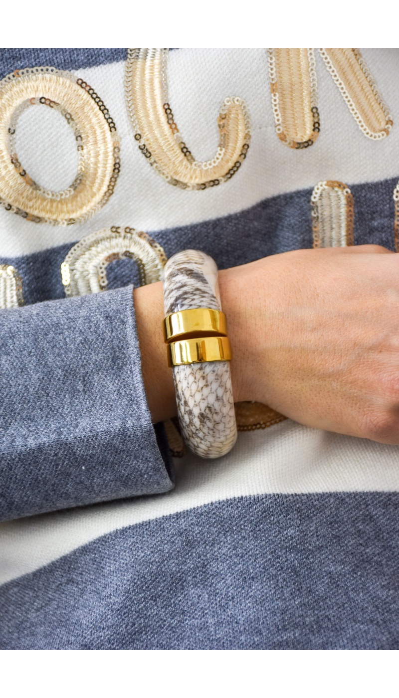 ALICIA Noho Python Gold Cuff - 1 | VENDA