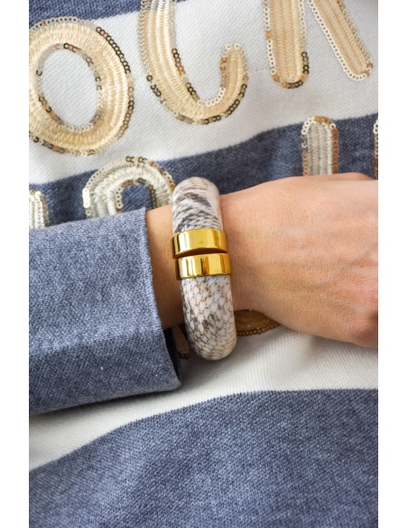 Brazalete de Oro ALICIA Python Noho - 1 | REBAJAS