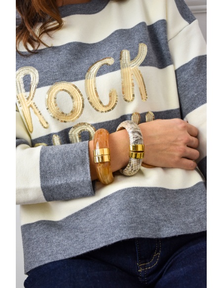 rouge bonbons MARBRE CAMEL BRACELETS