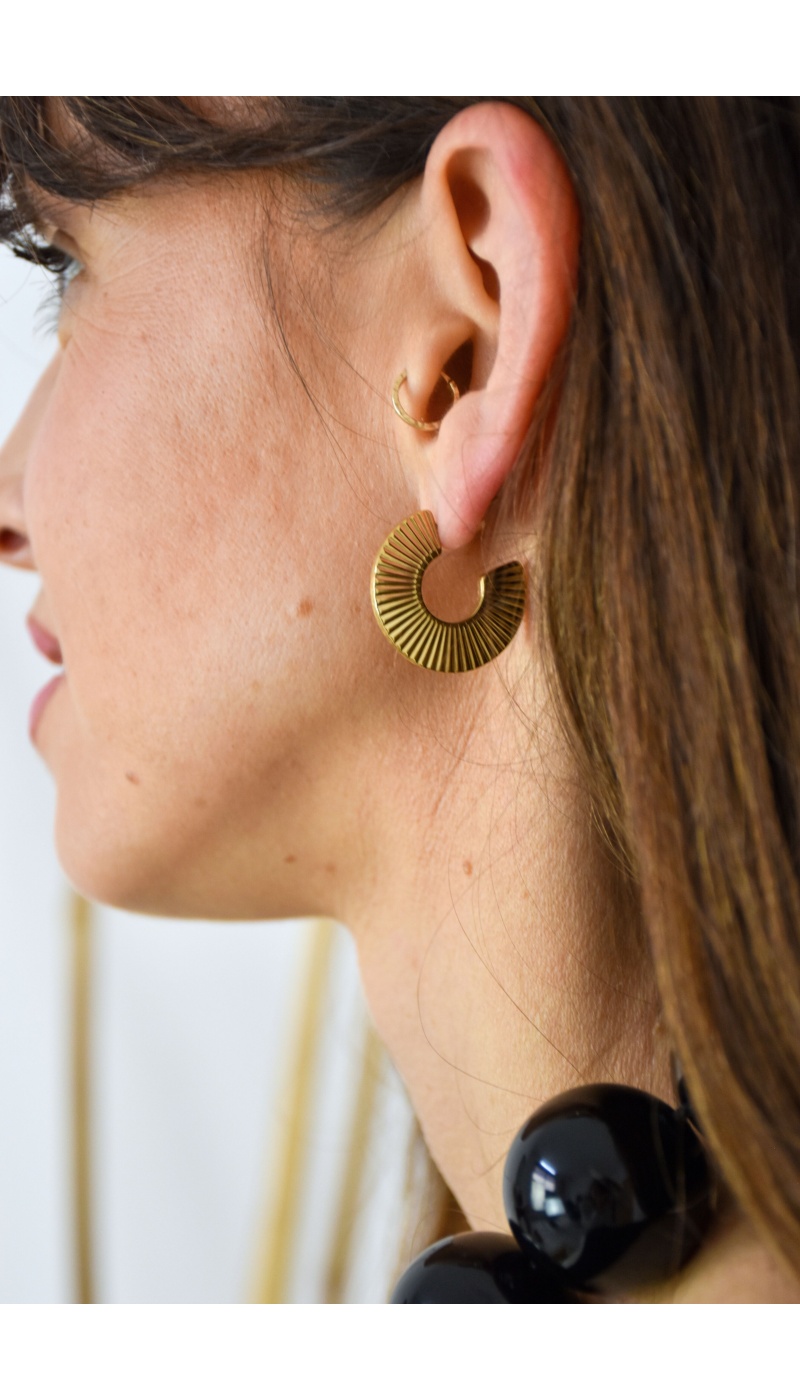 Boucles d'Oreilles Dorées JOY