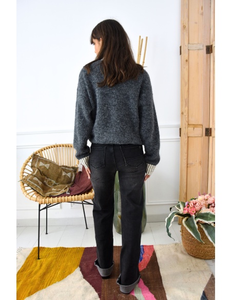 Pull Coeur Gris NELL