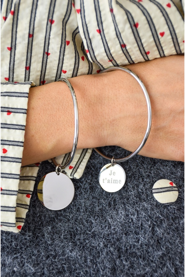 Braccialetto con nappine d'argento LOVE Noho - 1 | SALDI