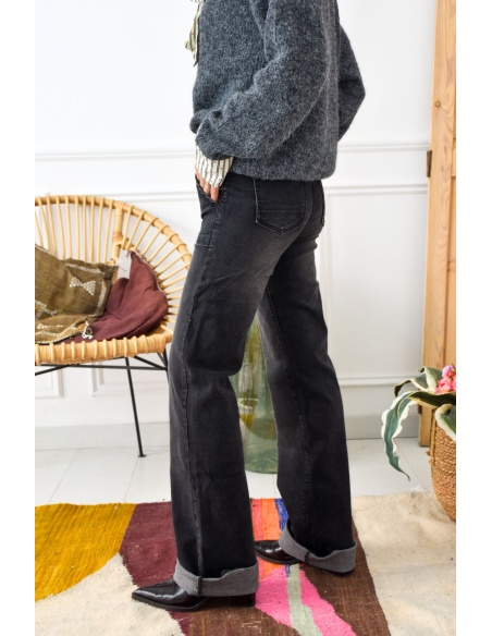 new2000  GRIS JEANS FEMME