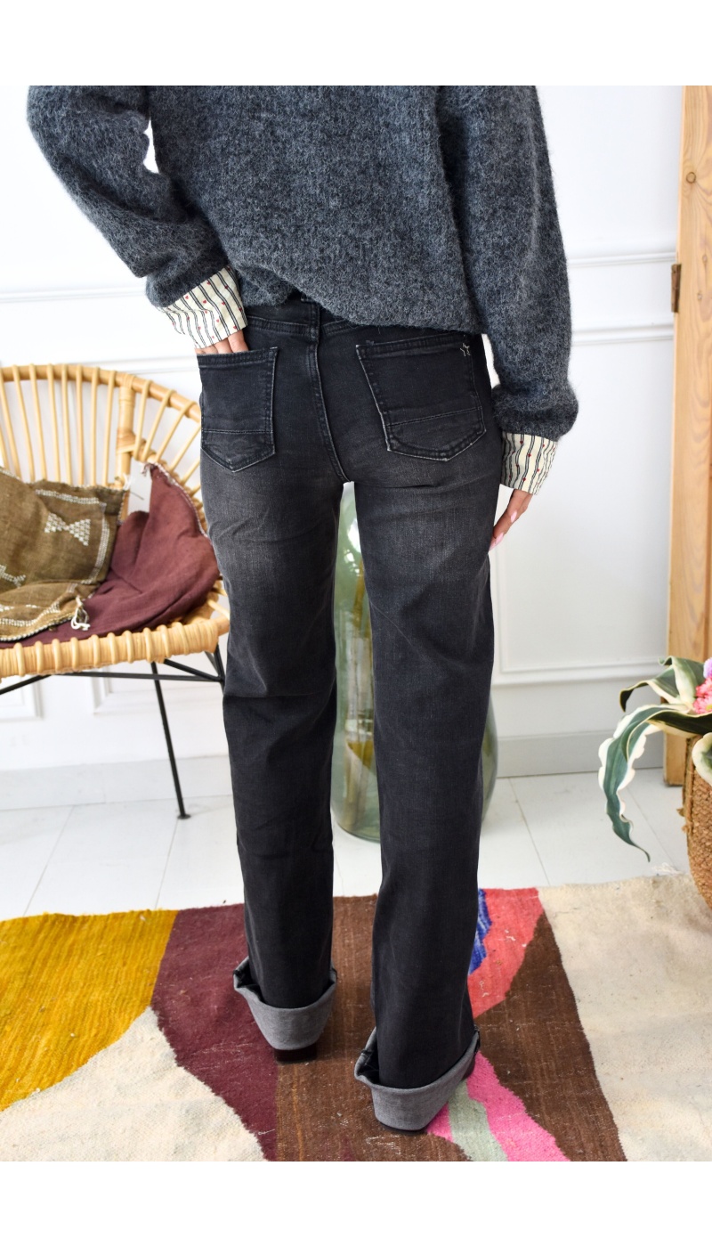 new2000  GRIS JEANS FEMME