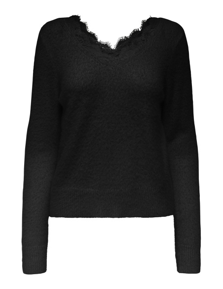 Pull Dentelle Noir ONLPIUMO