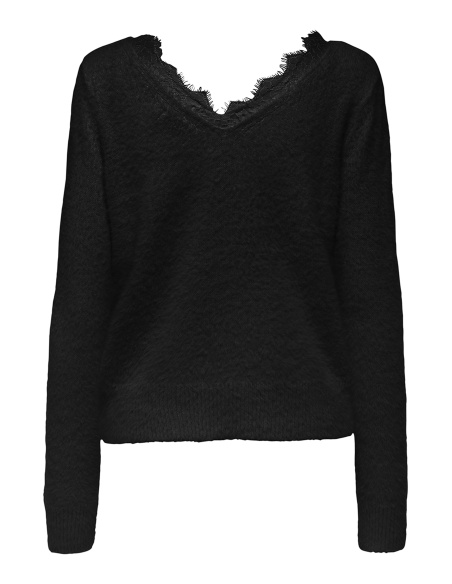 Pull Dentelle Noir ONLPIUMO