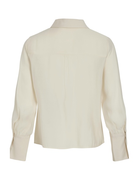 Chemisier Satiné Ecru VIMALOA