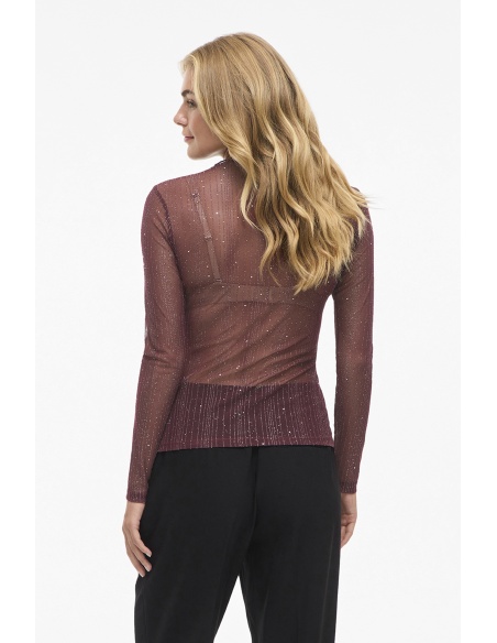 Top Paillettes Bordeaux VITURNO