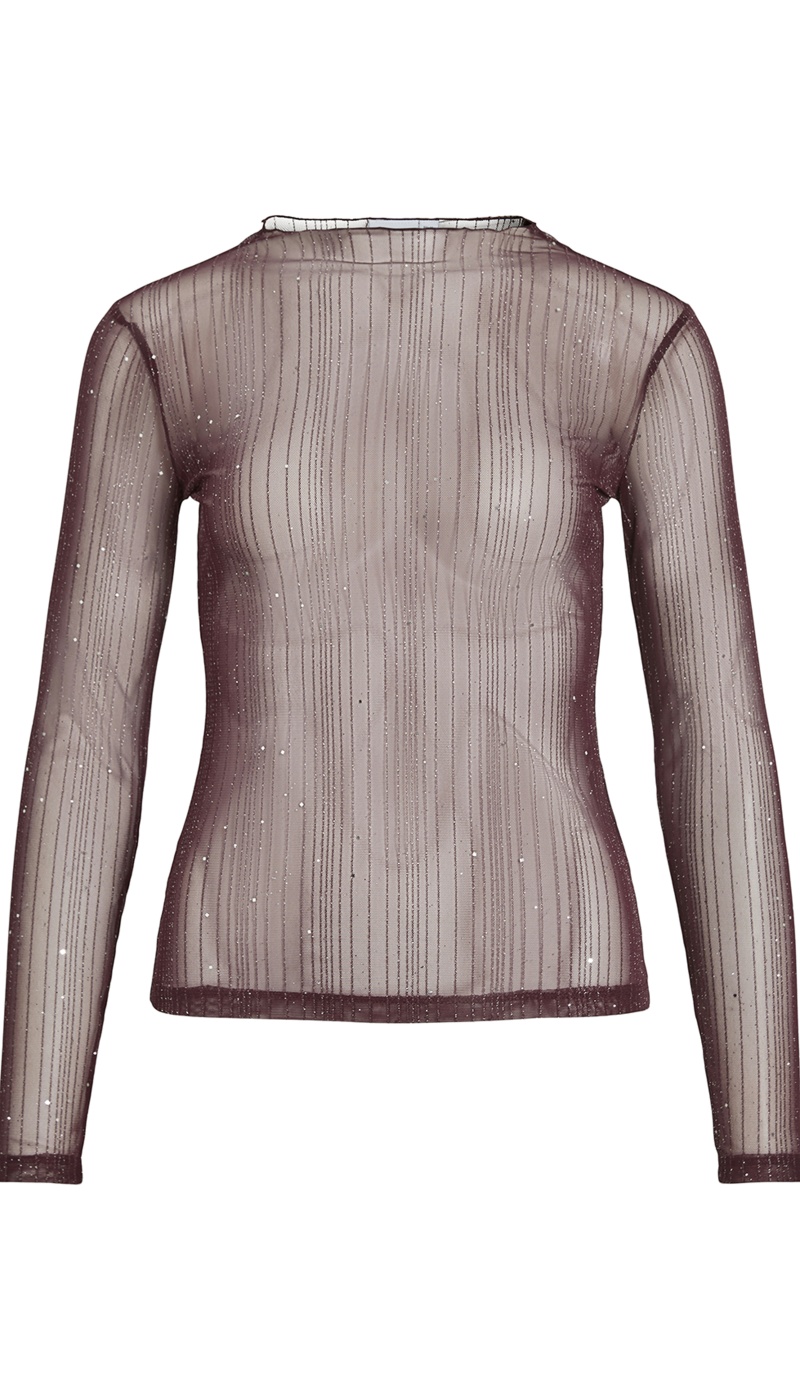 Top Paillettes Bordeaux VITURNO