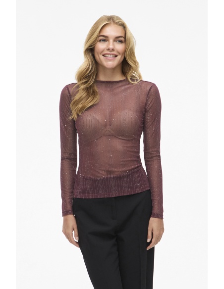 Top Paillettes Bordeaux VITURNO