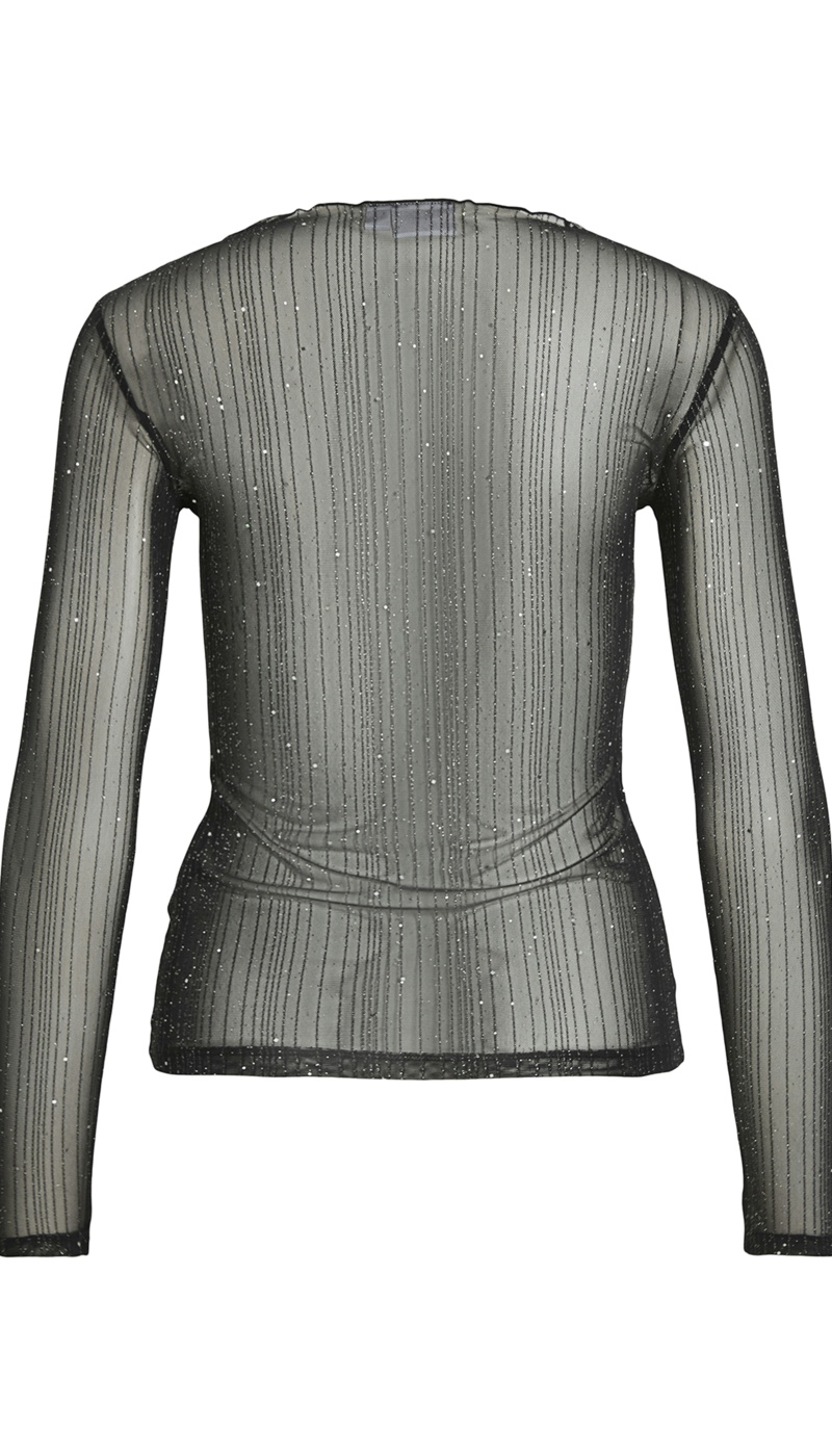 Haut Paillettes Noir VITURNO