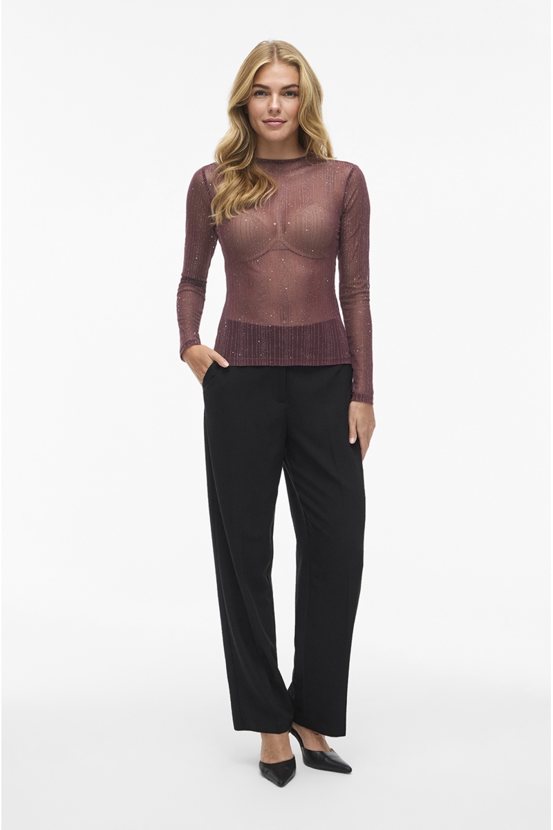 Top Paillettes Bordeaux VITURNO