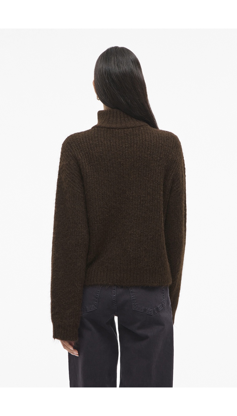 Pull Maille Marron VIGLEEBA