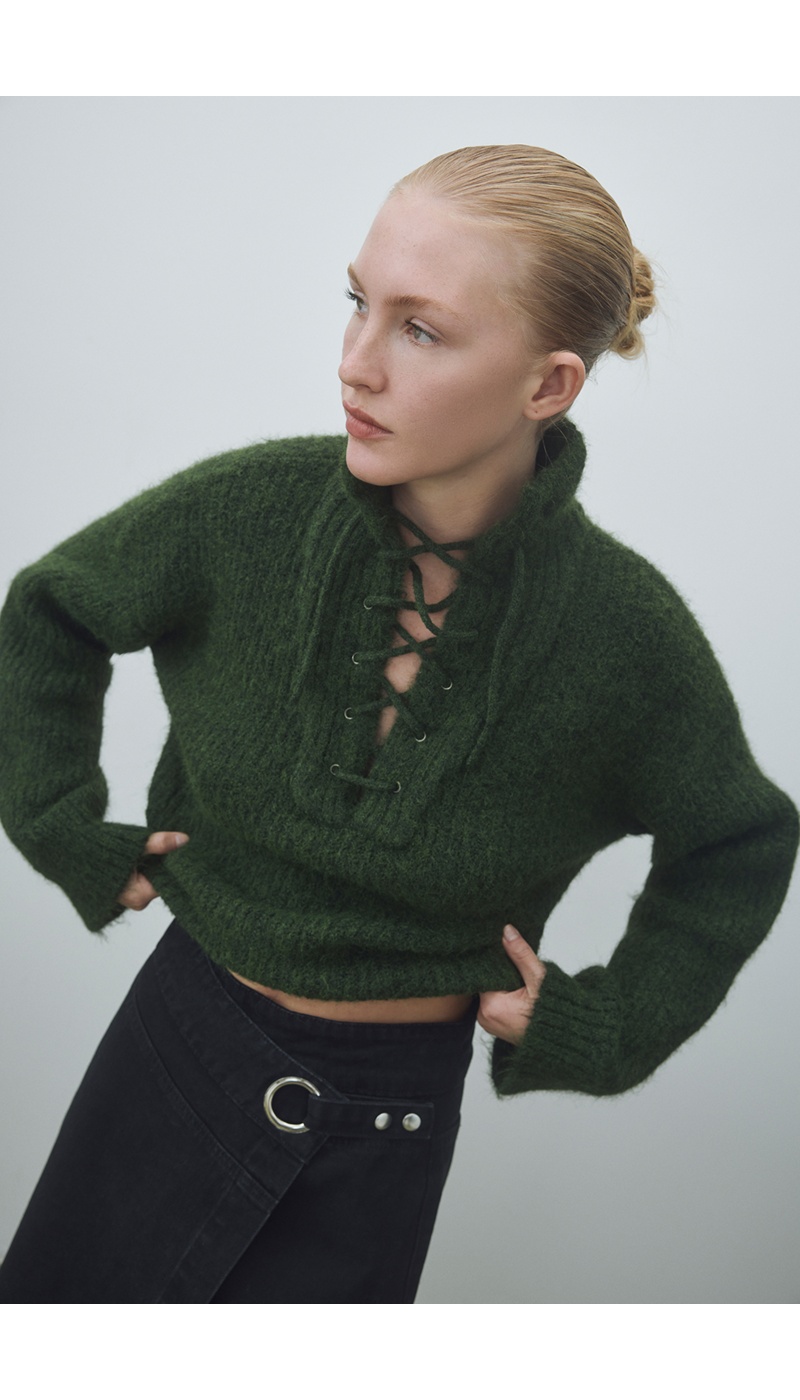 Pull Maille Kaki VIGLEEBA