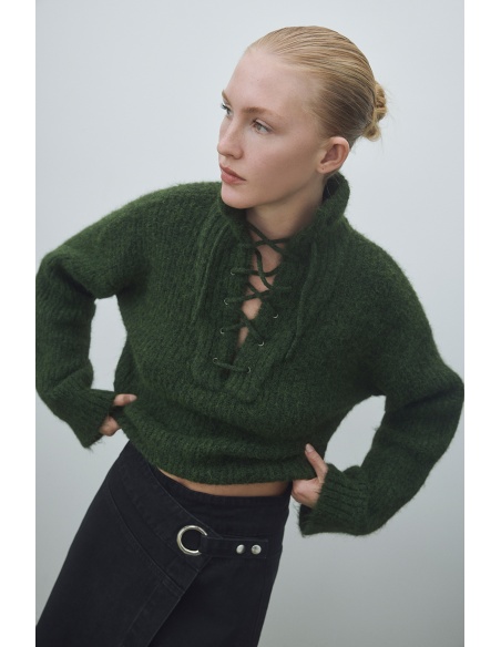 Pull Maille Kaki VIGLEEBA
