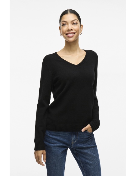 Pull Maille Noir VIRIL