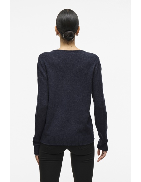 VIRIL VILA Navy Knit Sweater - 4 | TOPS