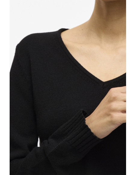 Pull Maille Noir VIRIL