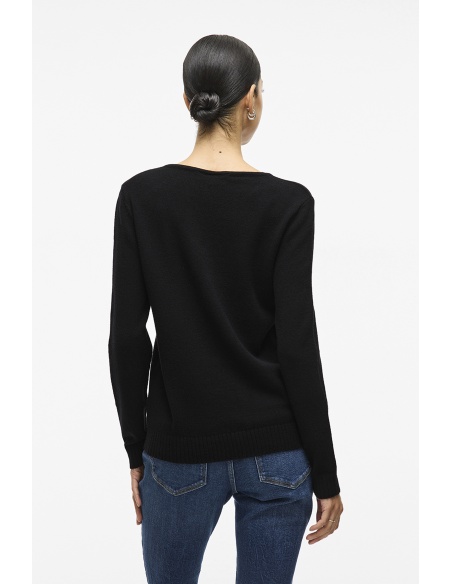 Pull Maille Noir VIRIL