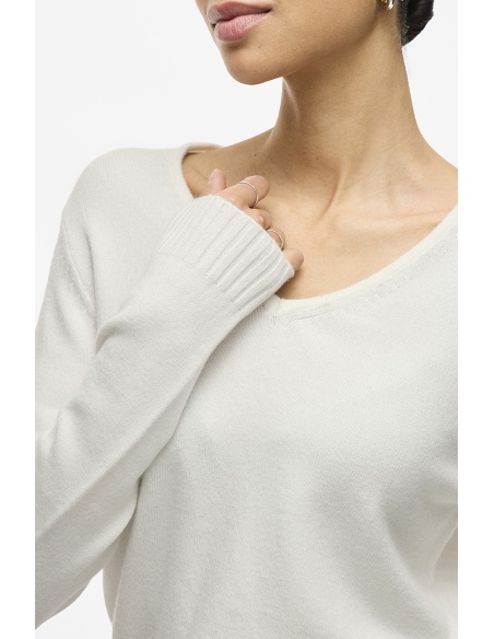 Pull Maille Blanc VIRIL