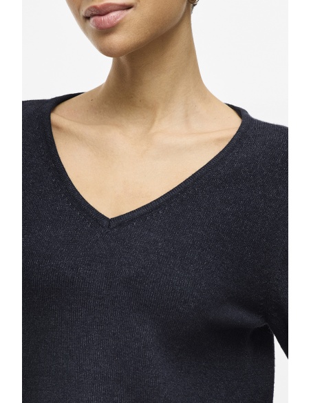 VIRIL VILA Navy Knit Sweater - 5 | TOPS