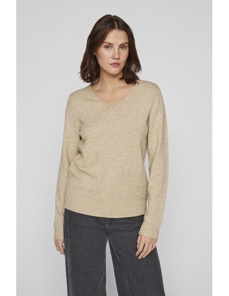 Pull Maille Beige VIRIL