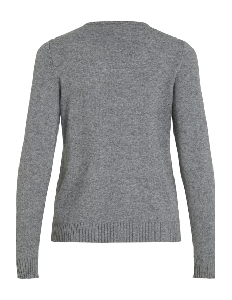Grey knitted sweater VIRIL VILA - 7 | TOPS