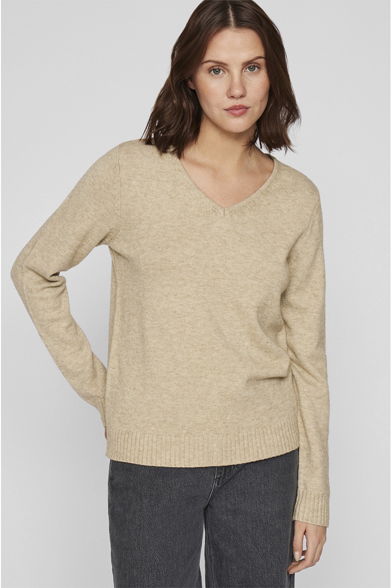 Pull Maille Beige VIRIL 2