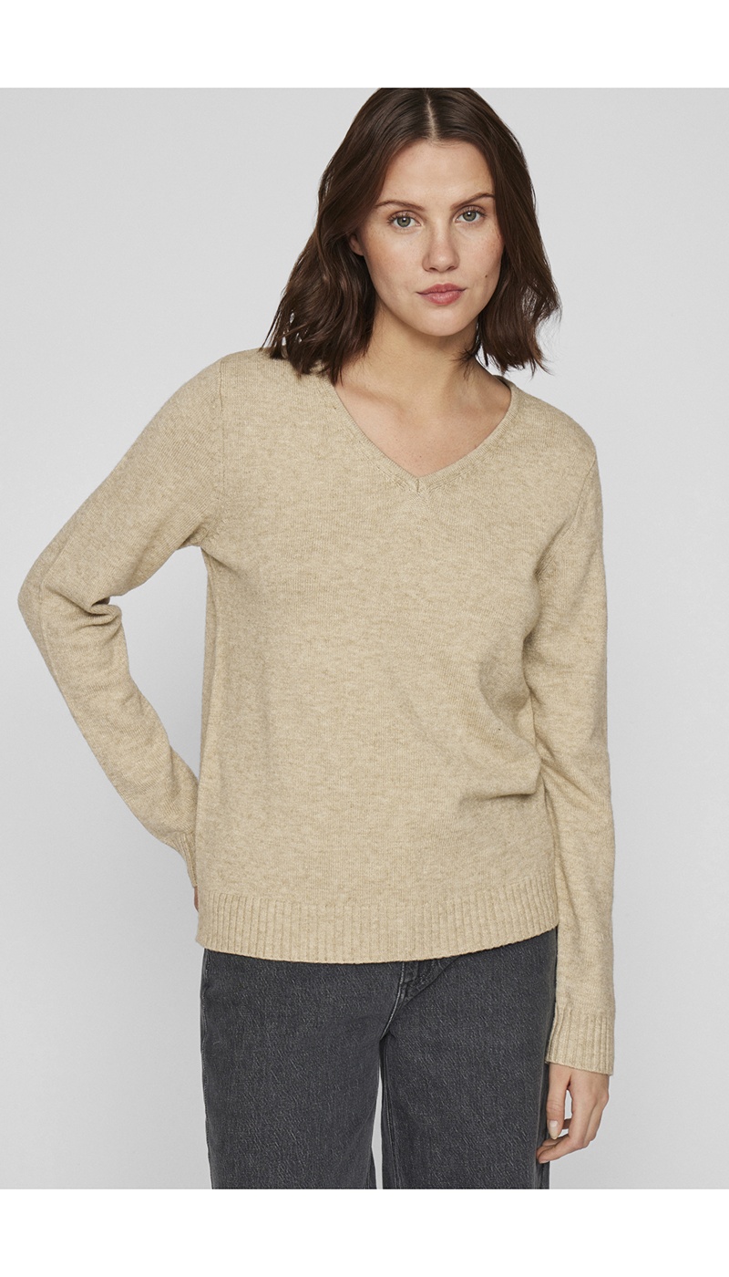 Pull Maille Beige VIRIL