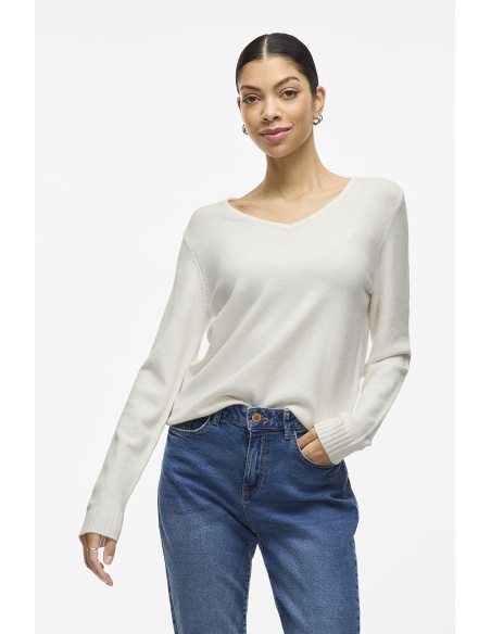 Pull Maille Blanc VIRIL