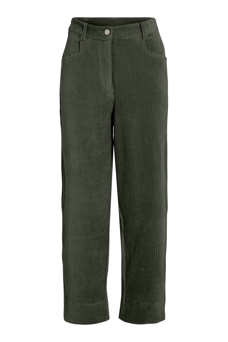 Pantalon Côtelé Kaki VICOUDA