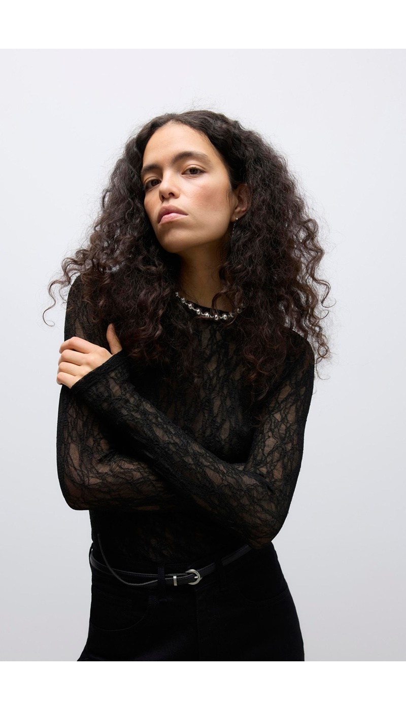 Top Dentelle Noir AWTESSY