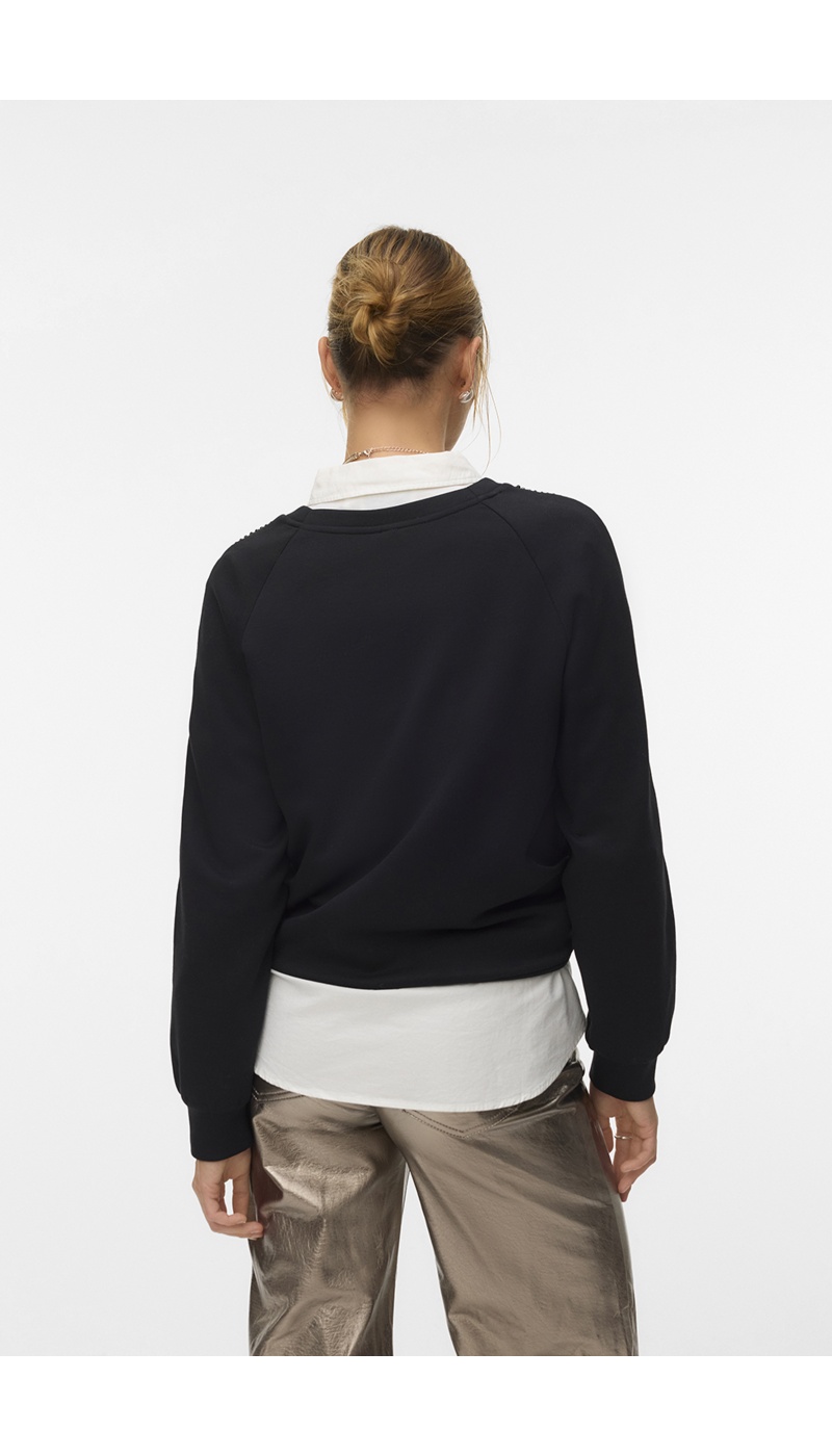 Sweat Strass Noir VMHEARTLEY