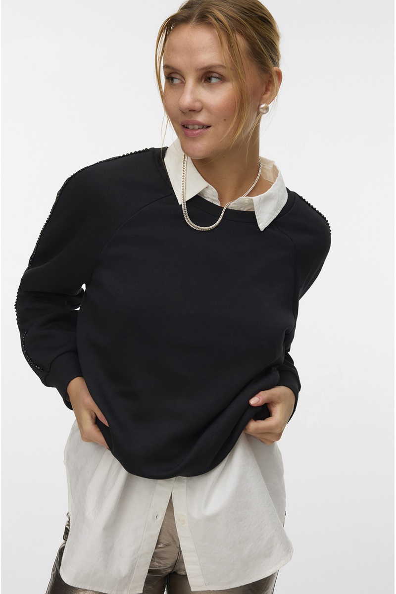 VERO MODA  BLACK SWEATS 2