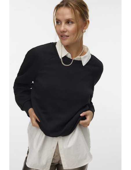 Sweat Strass Noir VMHEARTLEY