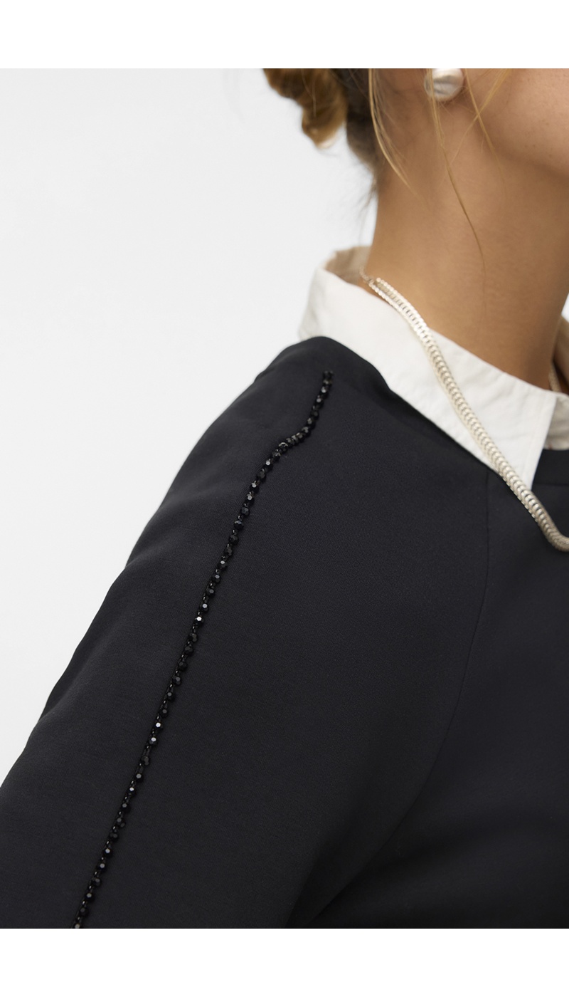 Sweat Strass Noir VMHEARTLEY
