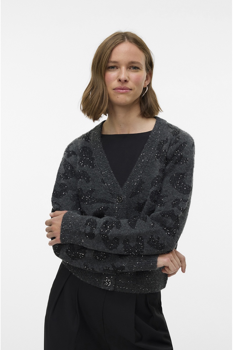 VERO MODA DARK GREY CARDIGANS 2