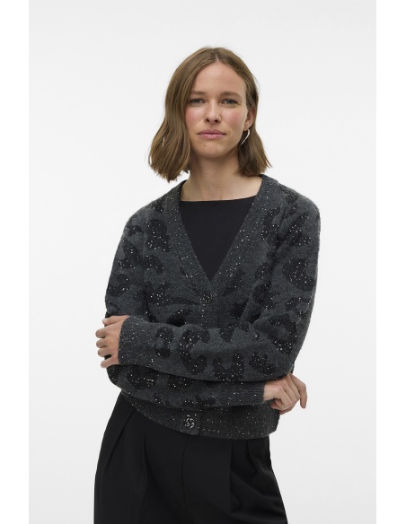 VERO MODA DARK GREY CARDIGANS