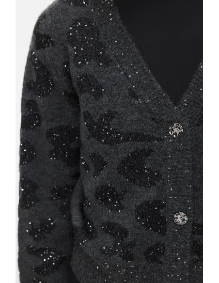 VERO MODA DARK GREY CARDIGANS